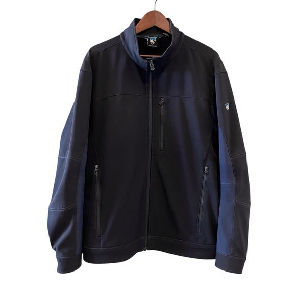 Kuhl Other - Kuhl Impakt Full Zip Water Repellent Fleece Lined Jacket Gray Navy Men's Large